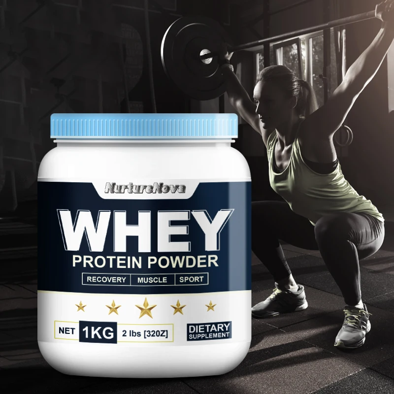 Oem production and custom logo muscle protein supplement nutritional protein high content immunity whey protein powder