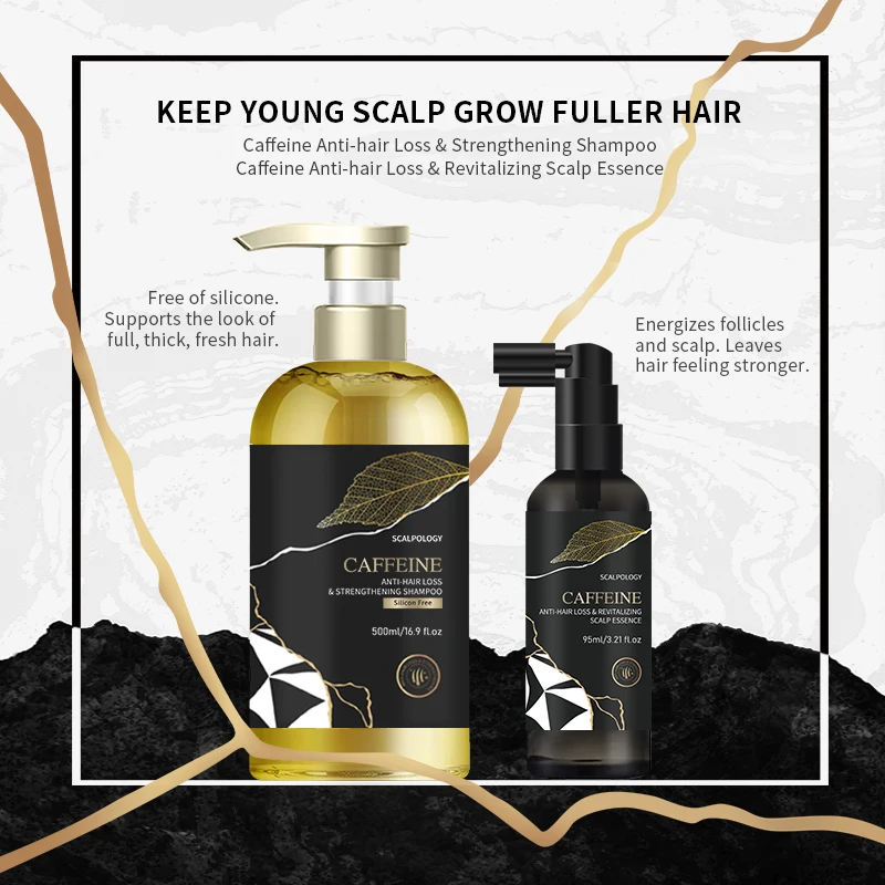 New Popular Fashion Style hair best herbal shampoo Enhance hair fibers envases de shampoo