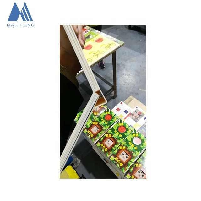 Book Binding Machine/Photo Book Lay Flat Binder With Cold Glue MF-PF500 For Children Book With High Quality