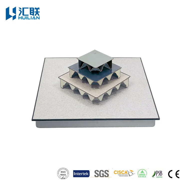 Changzhou factory OEM steel cement raised floor with HPL finish for computer room