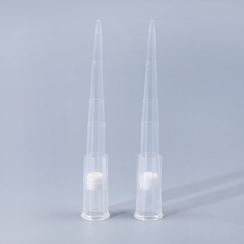 Universal 300ul Disposable Transparent 96 Well Hole Box Pipette Tips Sterilized Filtered Low Retention