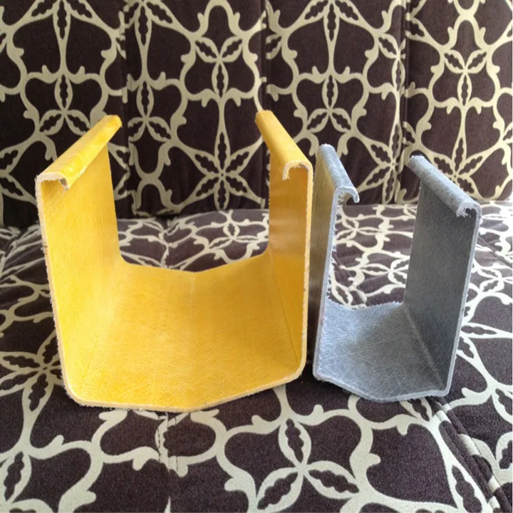fire retardant Good Quality Fiberglass C Channel Rail Frp Profile Rail Fiberglass Profiles