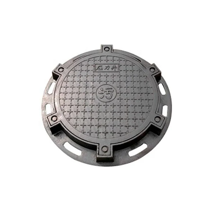 Hot Selling EN124 D400 Standard Customized Round Cast Iron Manhole Cover With Frame