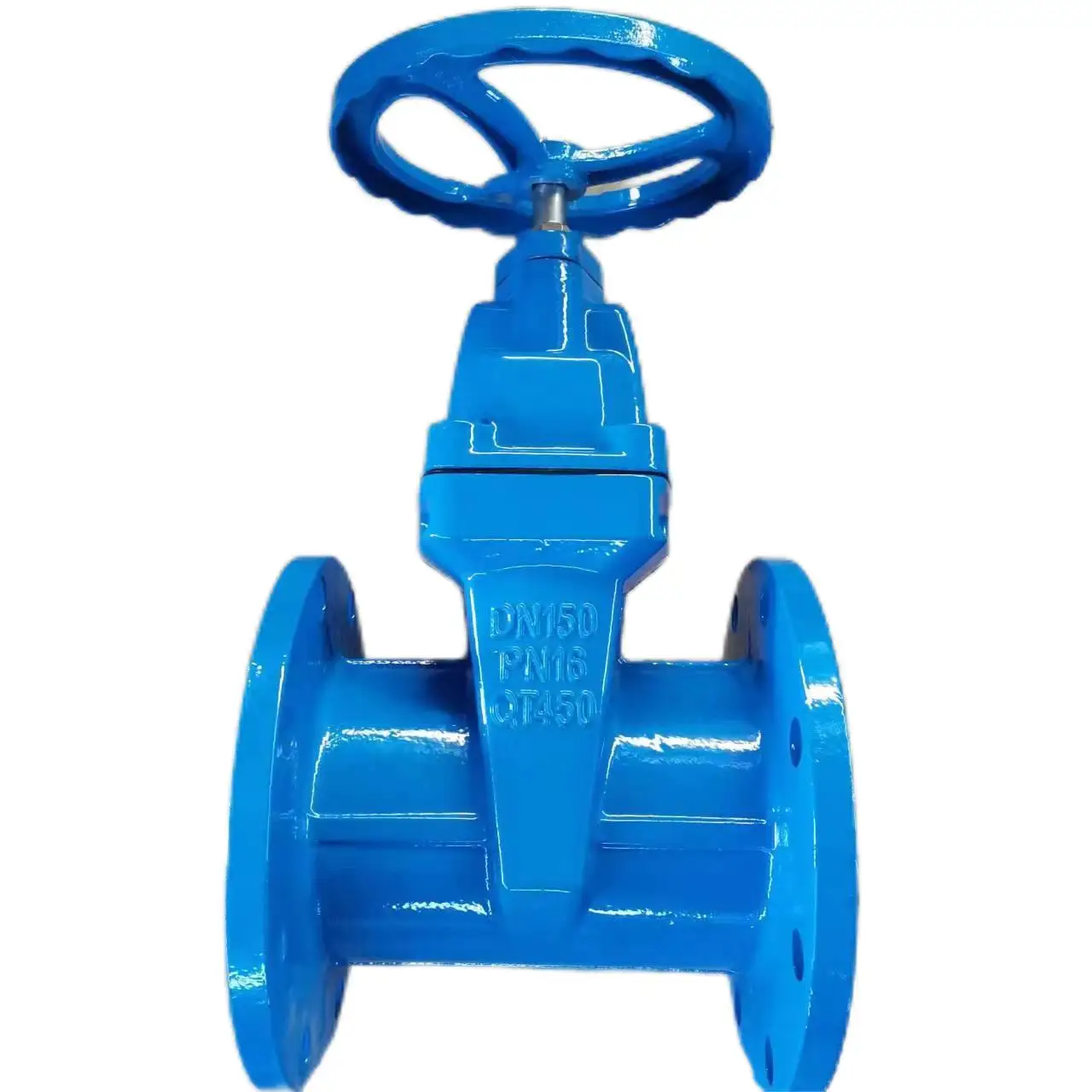 Customized Size Factory Quality Manual Turbine Resilient Seated Seal Gate Valve Non-Rising Stem Gate Valve Flange Gate Valve