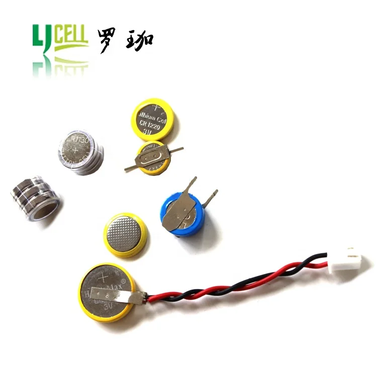3v lithium button cell  cr2032 with pins
