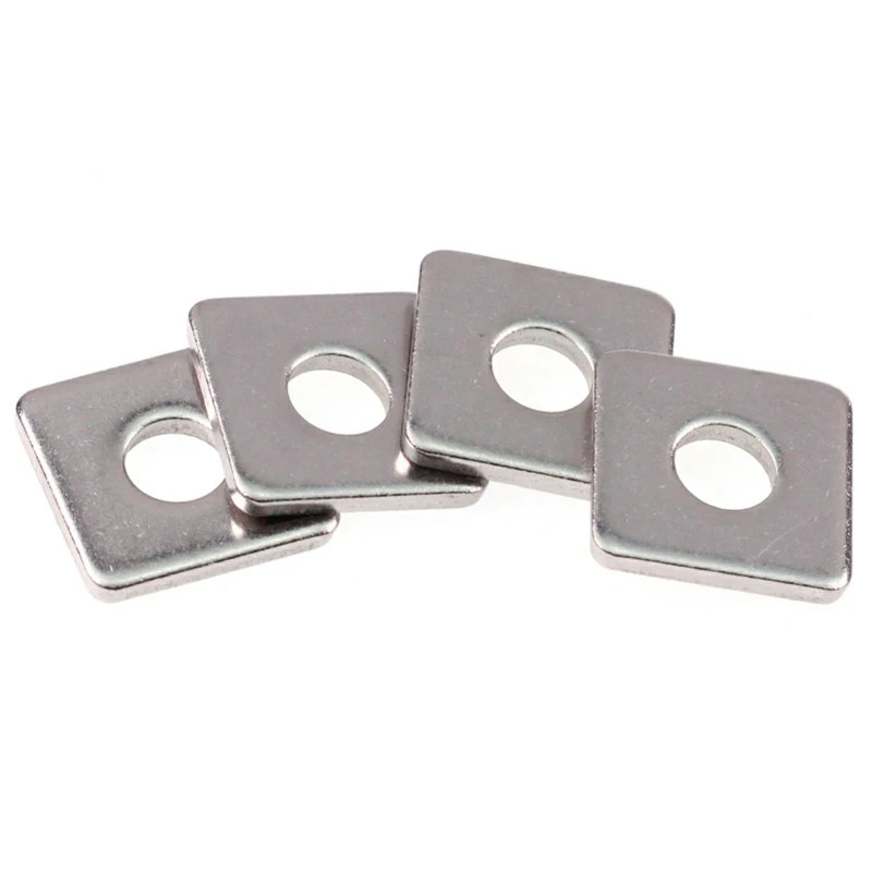 High Quality Square Steel Flat Washer Zinc Finish DIN Standard Bonded Countersunk Wedge External Tooth Available Metal Aluminium