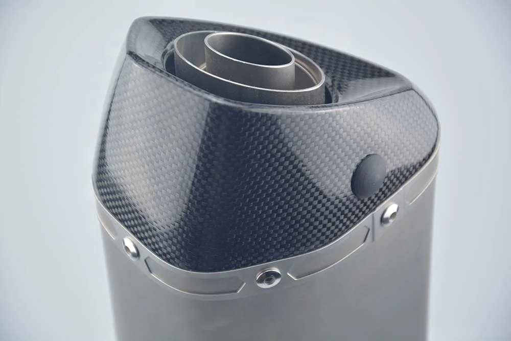 
jeabo 51mmMotorcycle Exhaust Muffler Stainless Steel Carbon Fiber Modified Pipe For Universal 