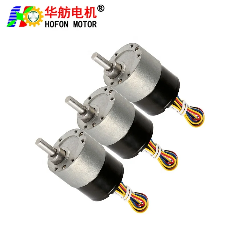 Hofon Motor 37mm 12V 24V GM37-3525BL large torque DC Brushless 12 volt geared Motor reducer Motor for Home Appliance