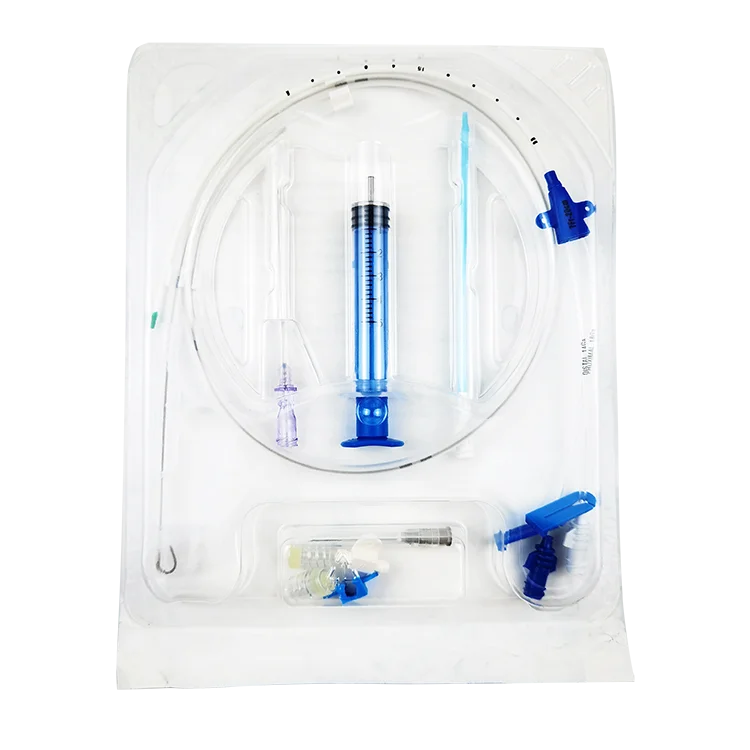 Cheap Argon  Central Venous Pressure Catheter Double Lumen Central Venous Catheter Kit With Best Price