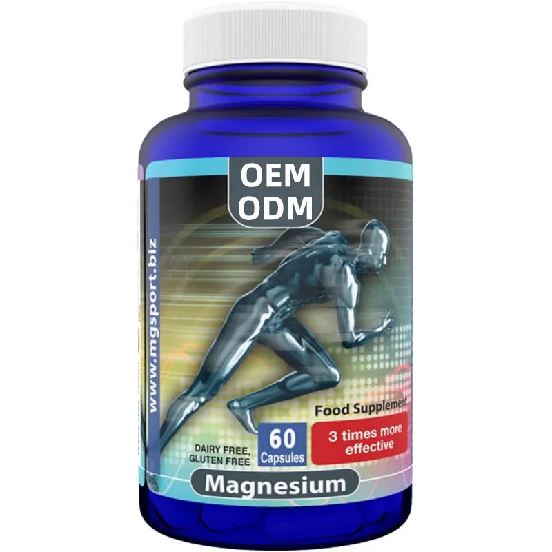 High Pure Magnesium With Vitamins B6 D E 380mg Magnesium Capsules For Leg Cramps Tensed Muscles Supports Muscles Function