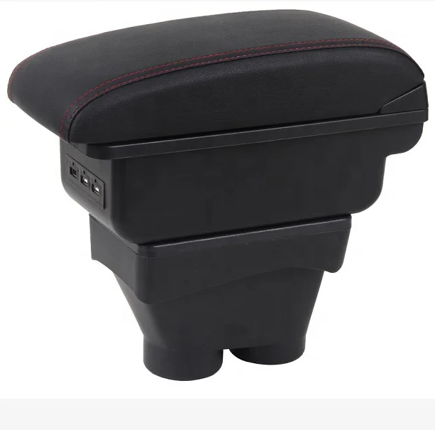 F2019 rance car Interior Center Console Storage Box Armrest Car-Styling Decoration Accessories Parts for New Peugeot 208
