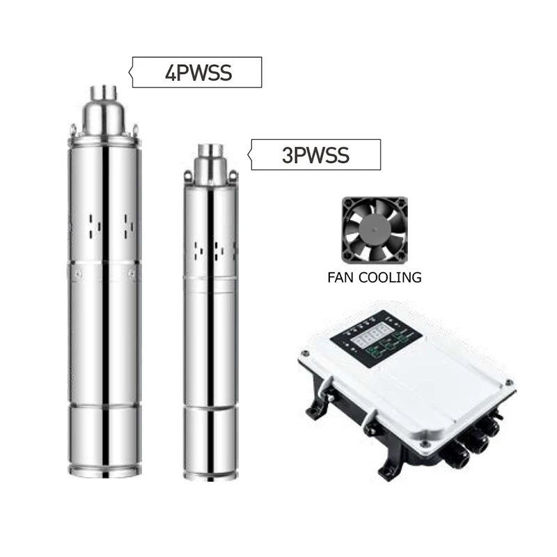Bomba De Agua Dc24V 270W High Pressure Pumping Lift Solar Powered Screw Water Well Pump For Borehole