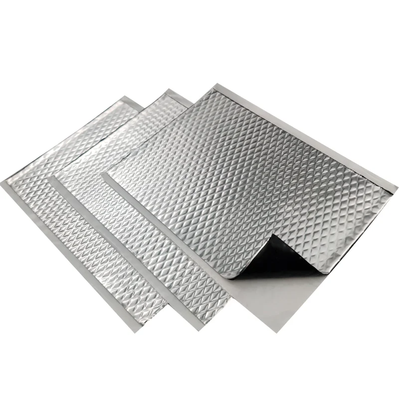 Aluminum Foil Butyl Rubber Car Sound Deadening Mat Butyl Sound Deadener Audio sheet