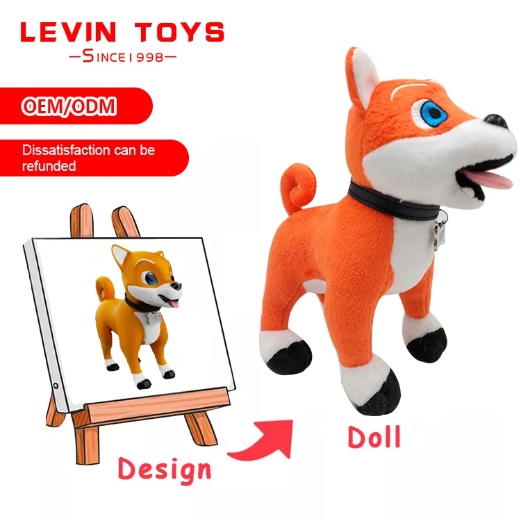Игрушки LEVIN OEM/ODM Мультяшные животные аниме игрушки плюшевые на заказ сделайте собственный фильм