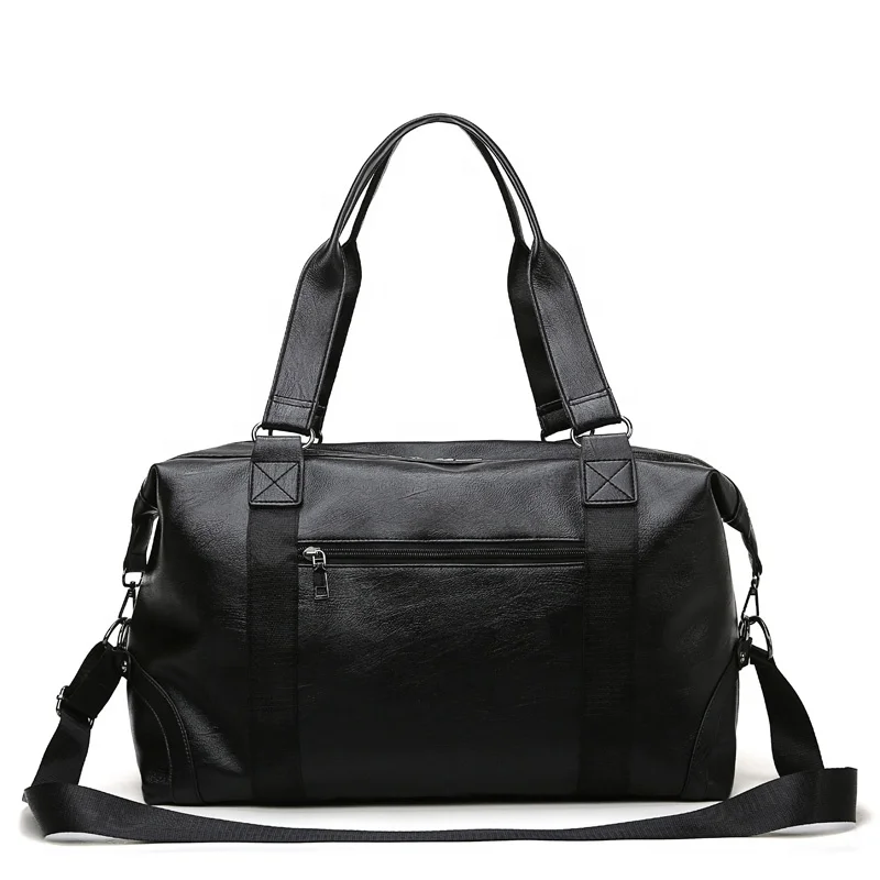 Multifunctional PU men women large capacity duffle bag leisure sports bag travel luggage hand bag