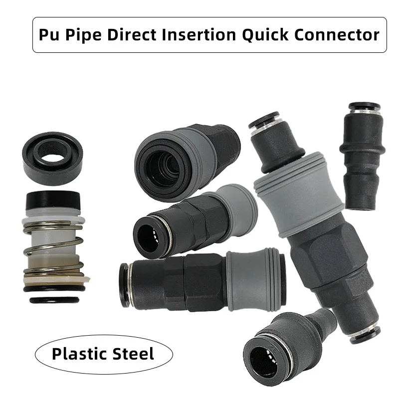 Applicable To 6ST Air Quick Pipe Connector Insert Directly Pneumatic Quick Connector