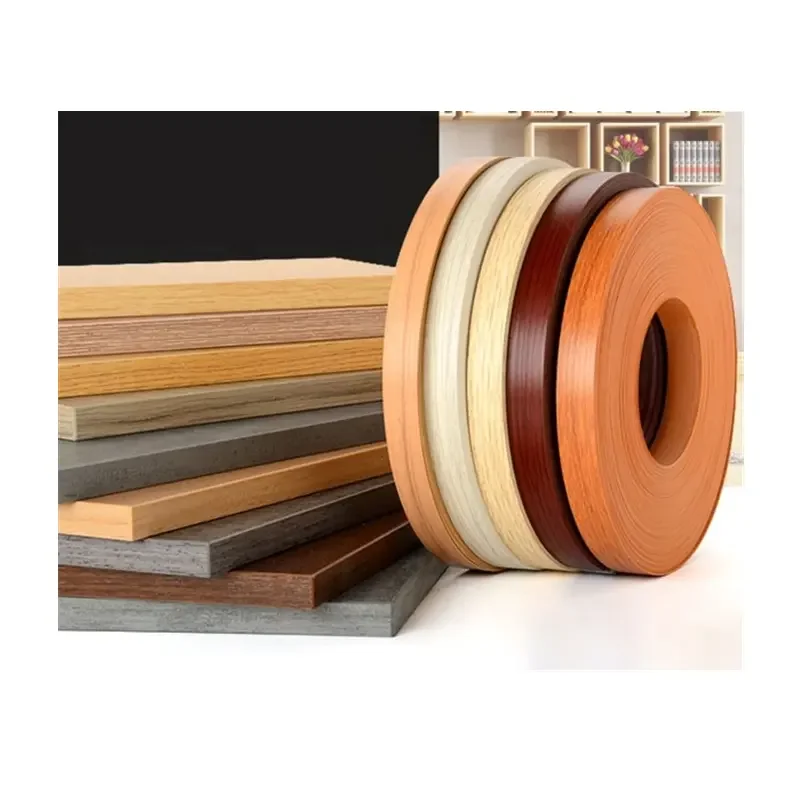 Factory Kitchen Best Price Wood Grain Cabinet Decoration 3mm 5mm Thick Pvc Edge Banding