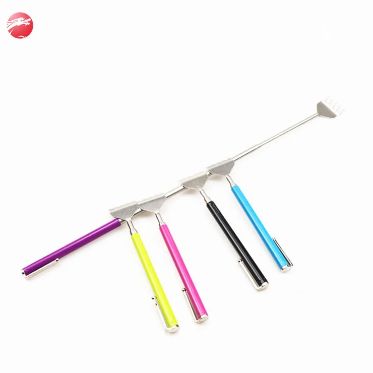 
Factory wholesale extended stainless steel different colors back scratcher 