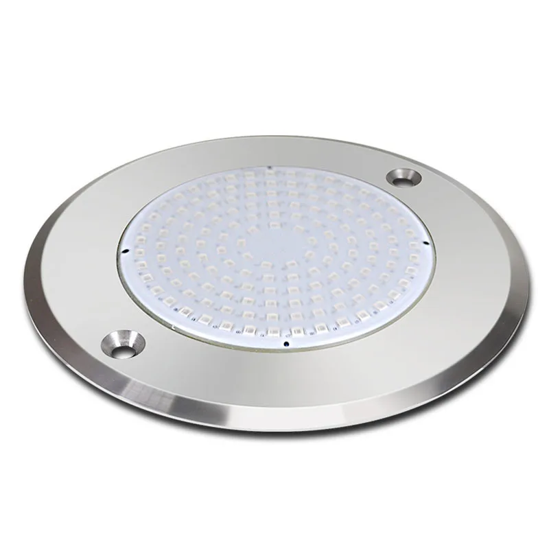 IPOOLSPA OEM AC12V IP68 32 Вт Wifi управление Подводные нишели Ультра тонкие светодиодные лампы для бассейна Фонтан Свет клей корпус