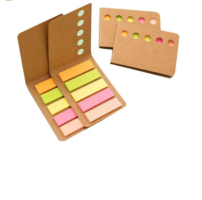 Stationery Eco Friendly Recycled Note Pad, Custom Logo Waterproof Personalized Printing A5 Sticky Notepad