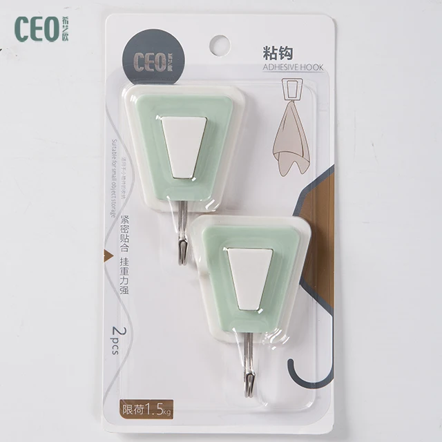 Removable plastic  adhesive wall hanger hook