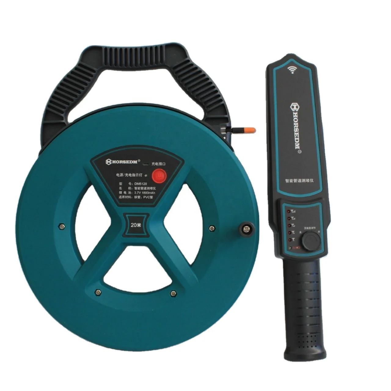 Pvc Pipeline Blocking Clogging Scanner Wall Pipe Blockage Detector Plumbers Instrument