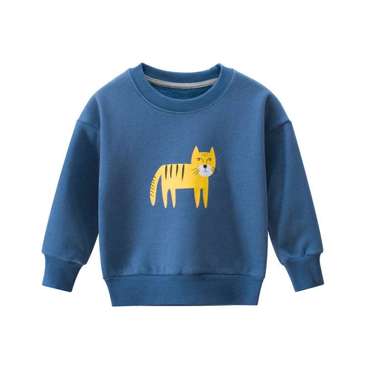 
Wholesale china casual thick warm kids sweatshirt with lovely animal for winter 
