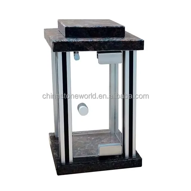 Customized Simple Design grave Lamp Latern for Tombstone Headstone Gravestone Accessories