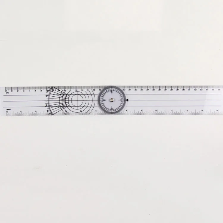 0-140 мм 360 градусов Гониометр медицинская угловая линейка для позвоночника инклинометр транспортир угломер измерительный инструмент