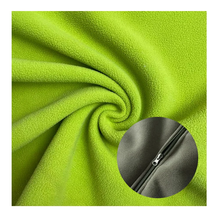 Фабричная настраиваемая велюровая ткань из флиса для куртки с сертификацией