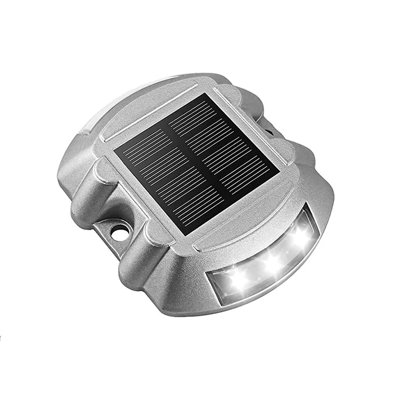 China Manufacture Ground Warning Light Traffic Road Pavement Markers Reflector Aluminum Led Solar Powered Road Stud Light