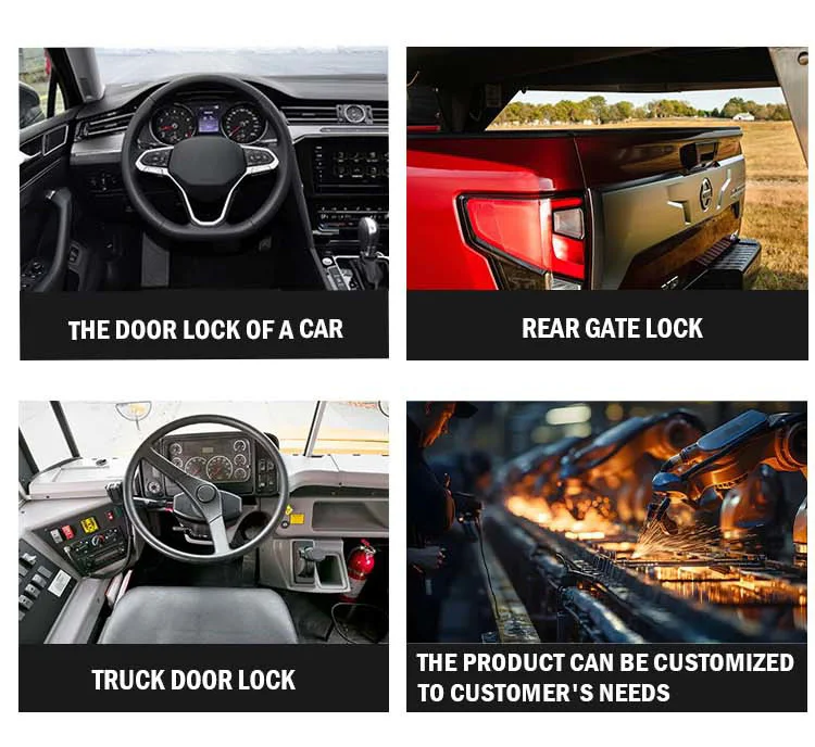 12V or 24V 8 KGS Universal Car Door Lock Actuator Central Lock System for universal