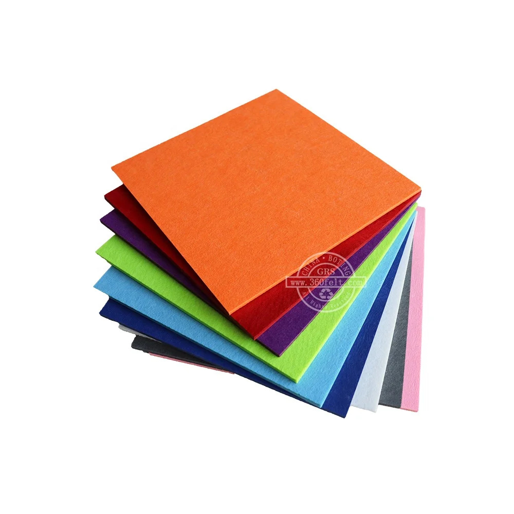 Supplier Decoration Felt acoustic felt fabric with GRS