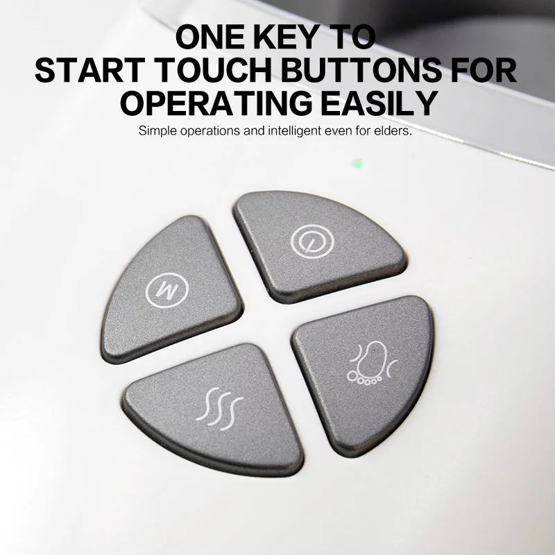 2024 new shoe design electric foot massager heating function kneading air compress foot relaxation massage