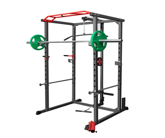Smith machine gym squat rack bench press and squat rack multi functional trainer squat rack for home use