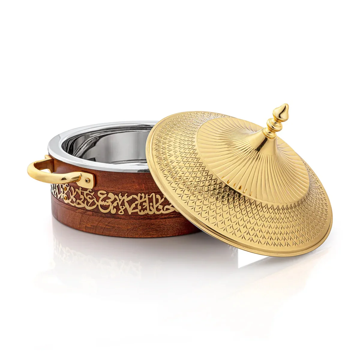 Stainless Steel Casseroles Server Hotpot Handmade Decorative Food Serving Hot Pots For Hotel And Home