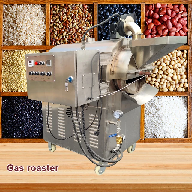 Seeds Nuts Wheat Corn Roaster Machinery Peanut Roasted Nuts Roaster Machinery Patent Product
