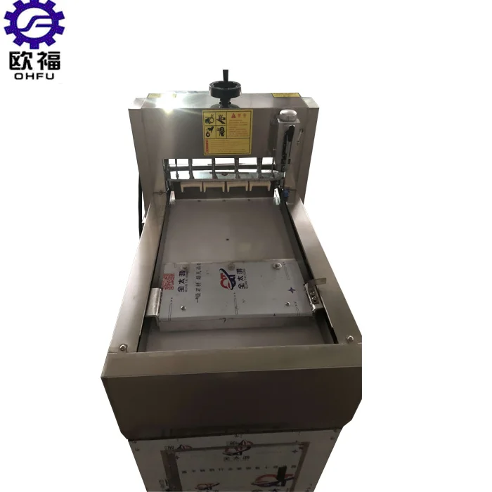 Full automatic bacon slicer mutton roll slicing machine cutting frozen meat machine