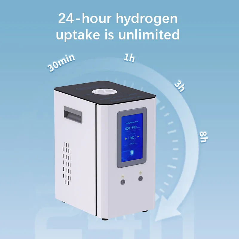 900ml/min hydrogen generator hydrogen breathing pem electrolyzer hydrogen generator h2 inhalation machine
