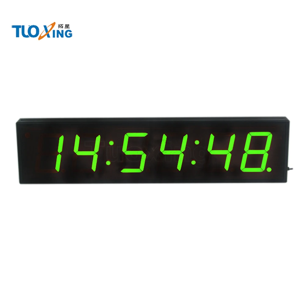 4 inch 6 digits led digital timer WIFI calibration clock