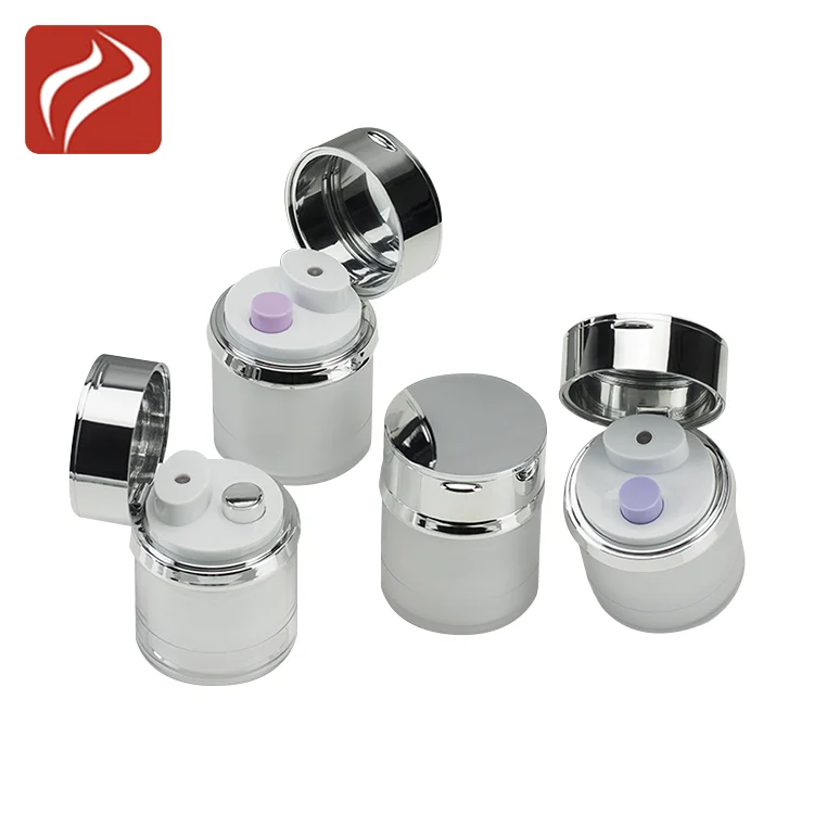 Unique 60g Plastic Packaging Cosmetic Double Airless Cream Jar for Skin Care