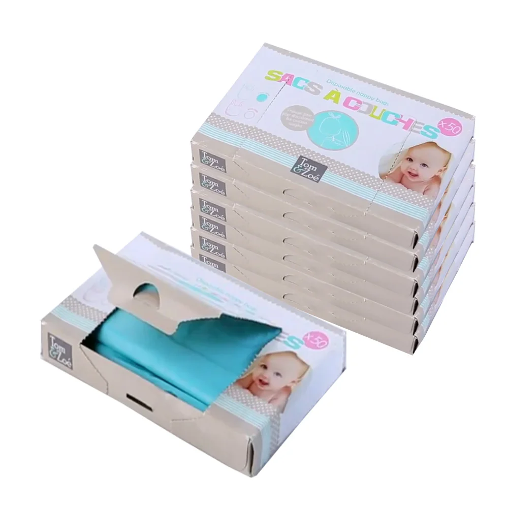 Customized color and packing small disposable nappies plastic baby diapers packaging bags or pet waste bag