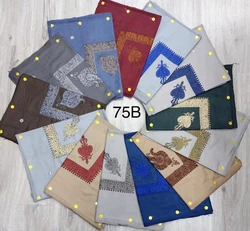 Exquisite Production Dubai Saudi Qatar Custom Silk Scarf Yashmagh Jacquard Fabrics Ghutra Muslim Shawl