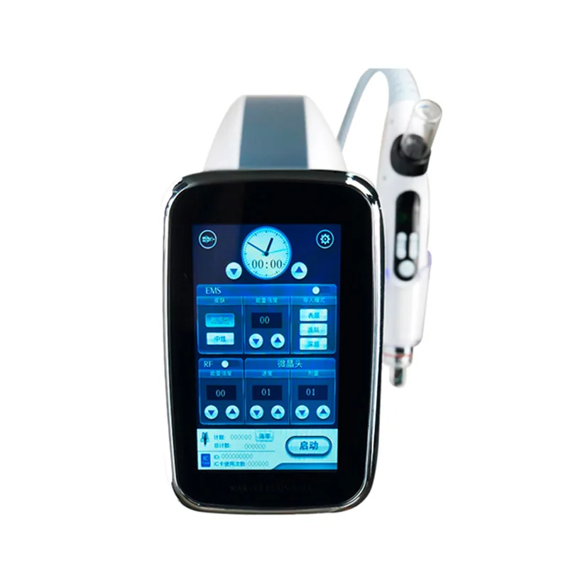 Mini Meso Injector Mesotherapy Needle EMS Water Injection Facial Care Whitening Radio Frequency Machine with RF