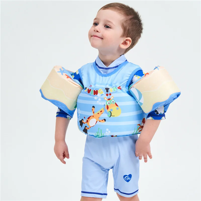 Foldable Swim Training Aids Toddler Vest with Arm Wings