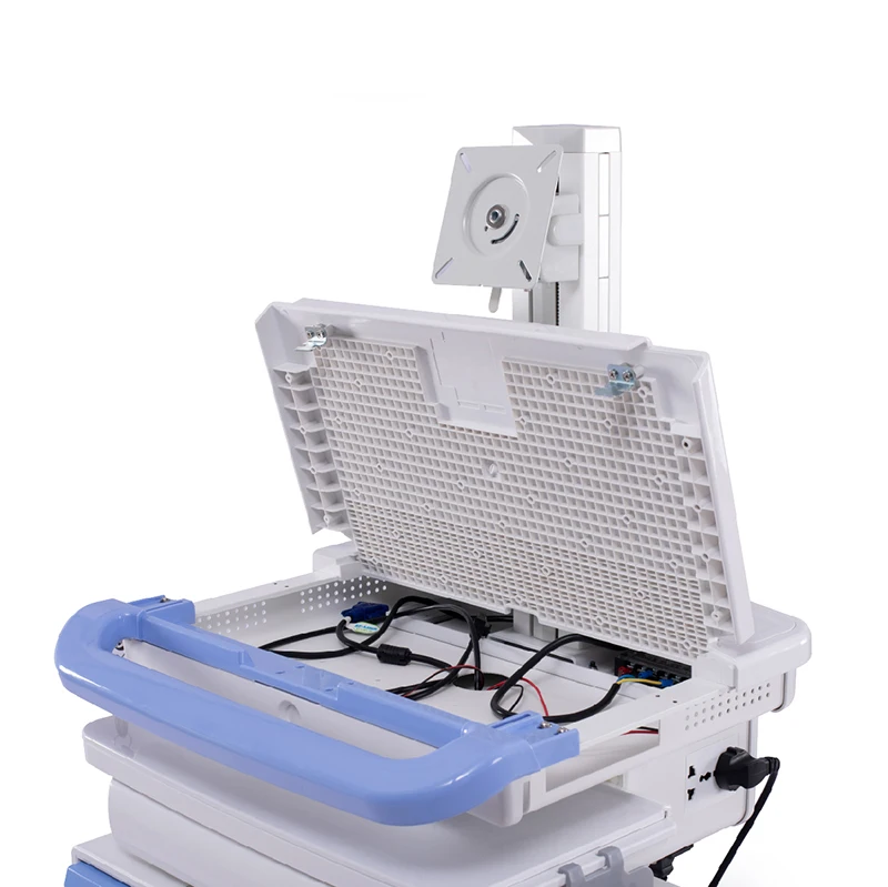 Больничная мобильная медицинская тележка устройство рабочая станция тележка 50x40x20 компьютерная Стоматологическая тележка