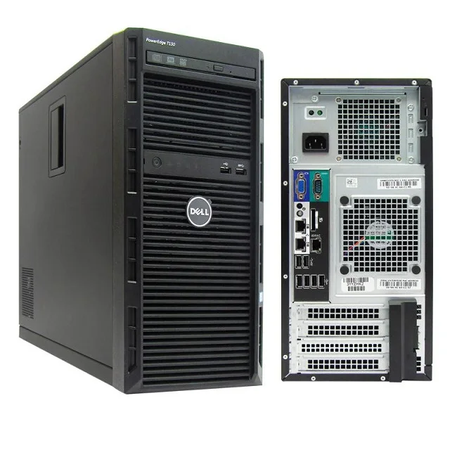 China Alibaba Dell PowerEdge T130 E3-1220V5 3.0Ghz 16G 2*500G Tower Server