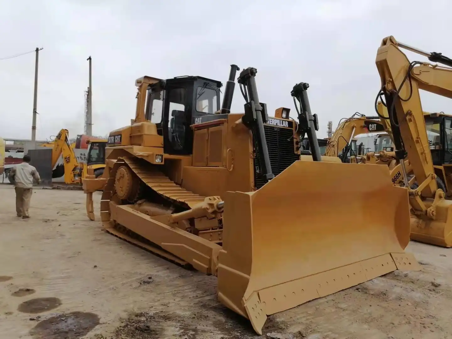 Used Cat D7R Bulldozer Crawler Track Dozer Cat D7 160hp Bulldozer Caterpillar D7R  For Forest Working
