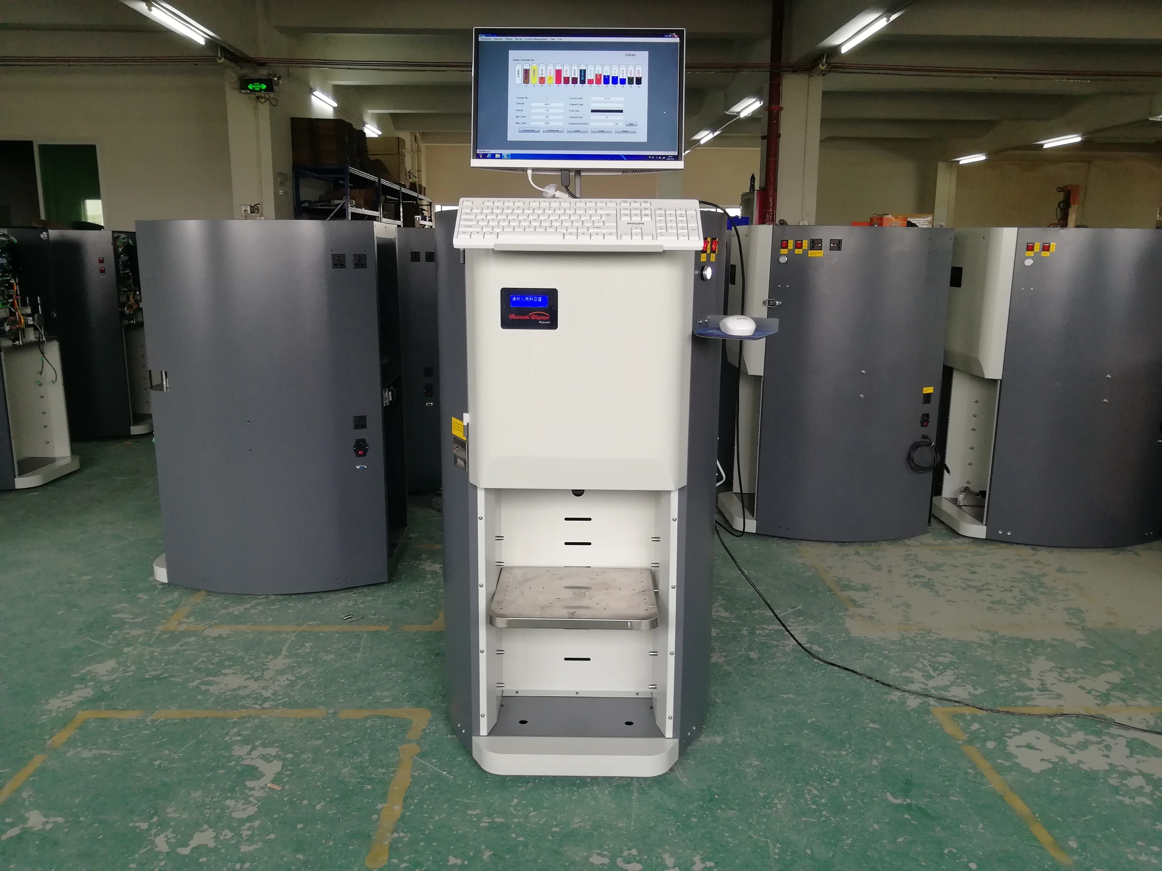 Компьютеризированная машина для смешивания цветов/смеситель краски/автоматическая машина для тонирования краски с бесплатной калибровкой.