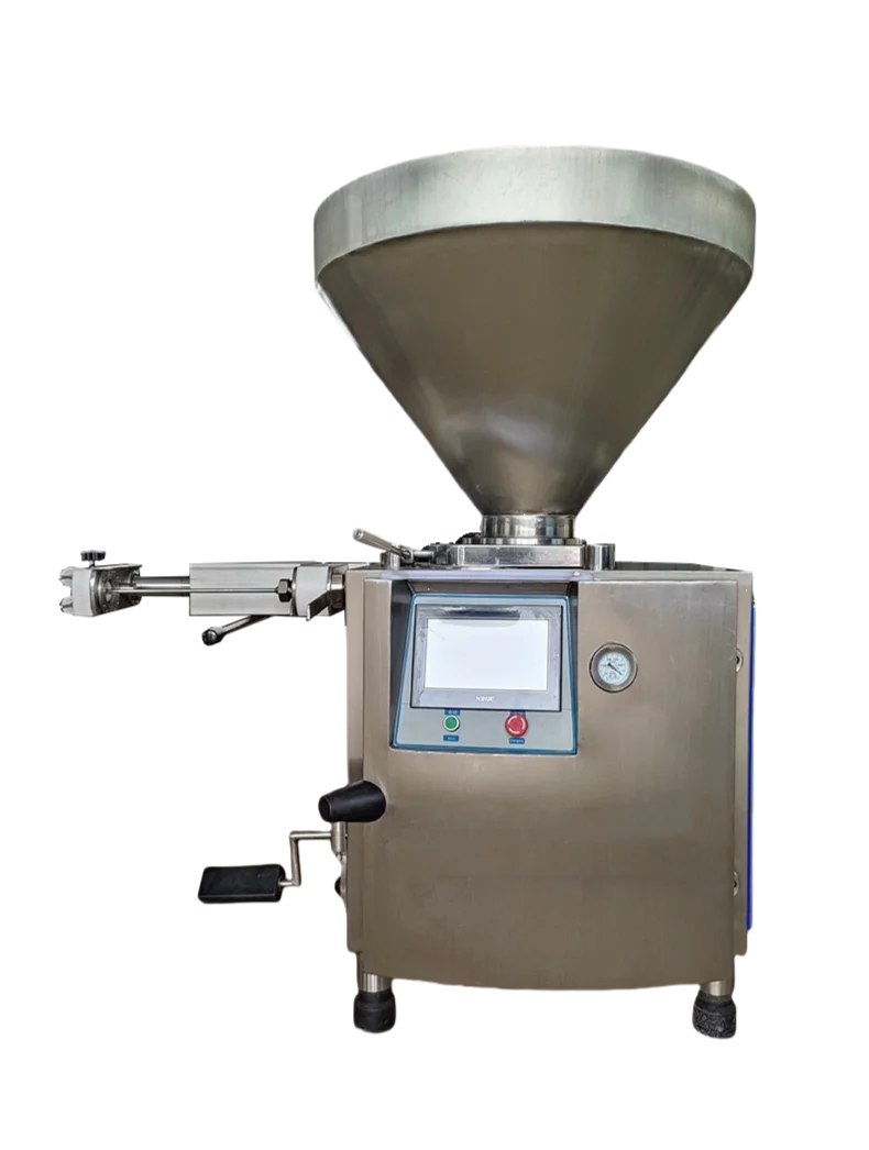 Commercial Vacuum Sausage Stuffing Machine/Ham Vacuum Filler/Sausage Filler and twister for sausage making processing line